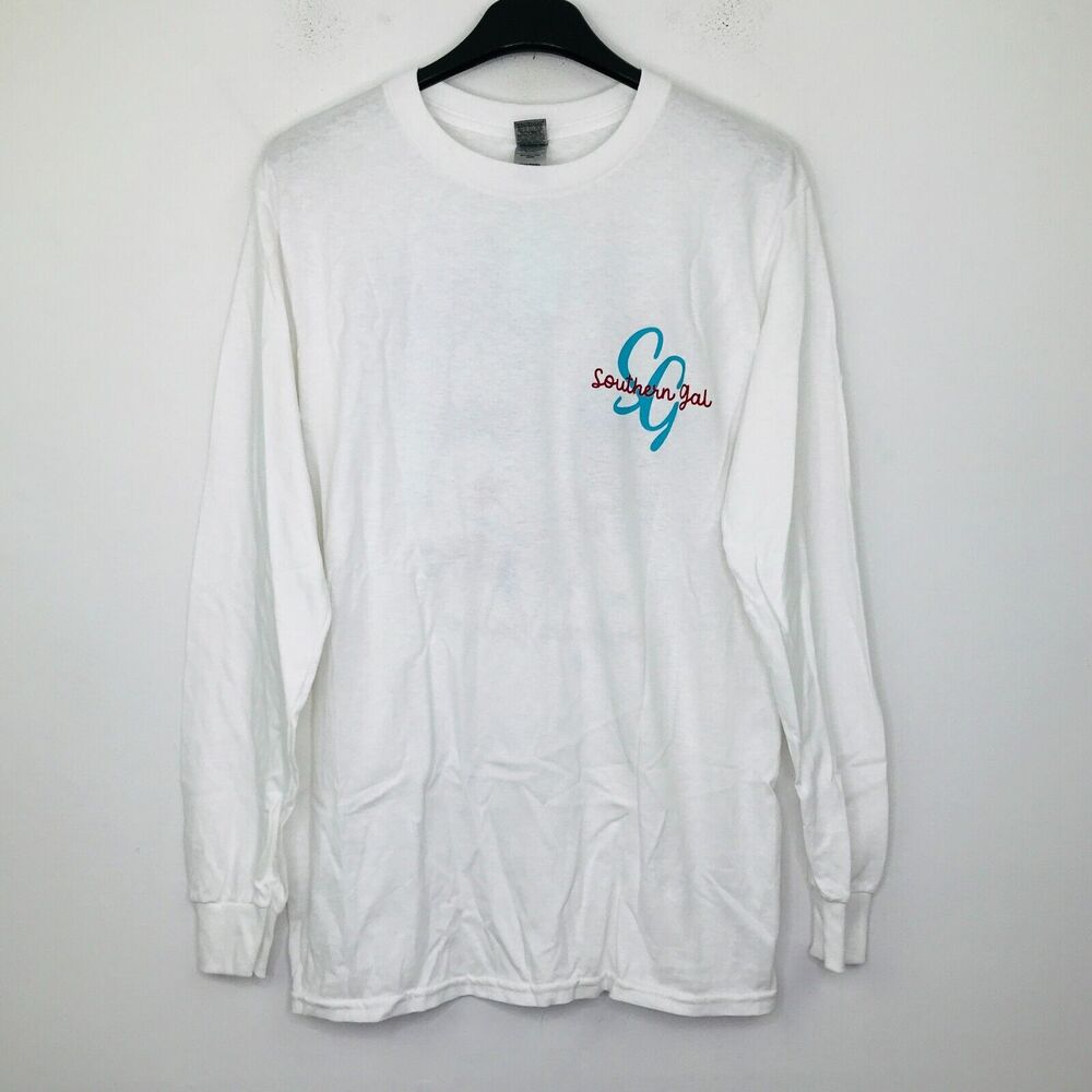Southern Gal Women's Small T-Shirt White Christmas Let It Snow Owl Graphic NWT